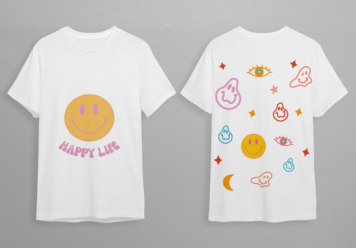 Happy Life Oversized T-Shirt