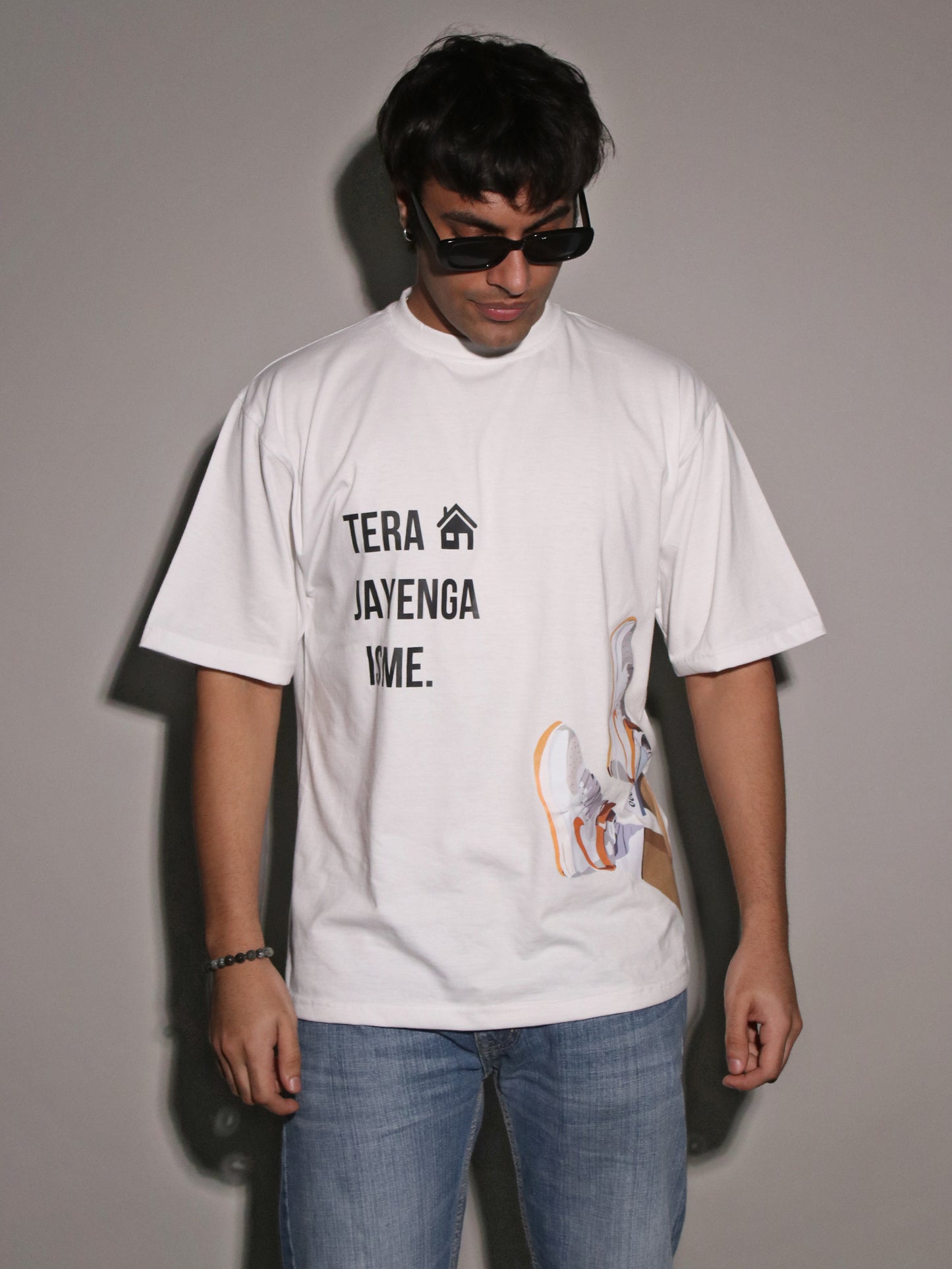 Unisex Tera Ghar Jayenga Oversized T-Shirt