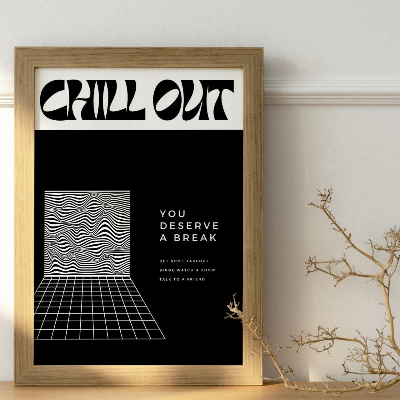 Chill Out Wall Poster