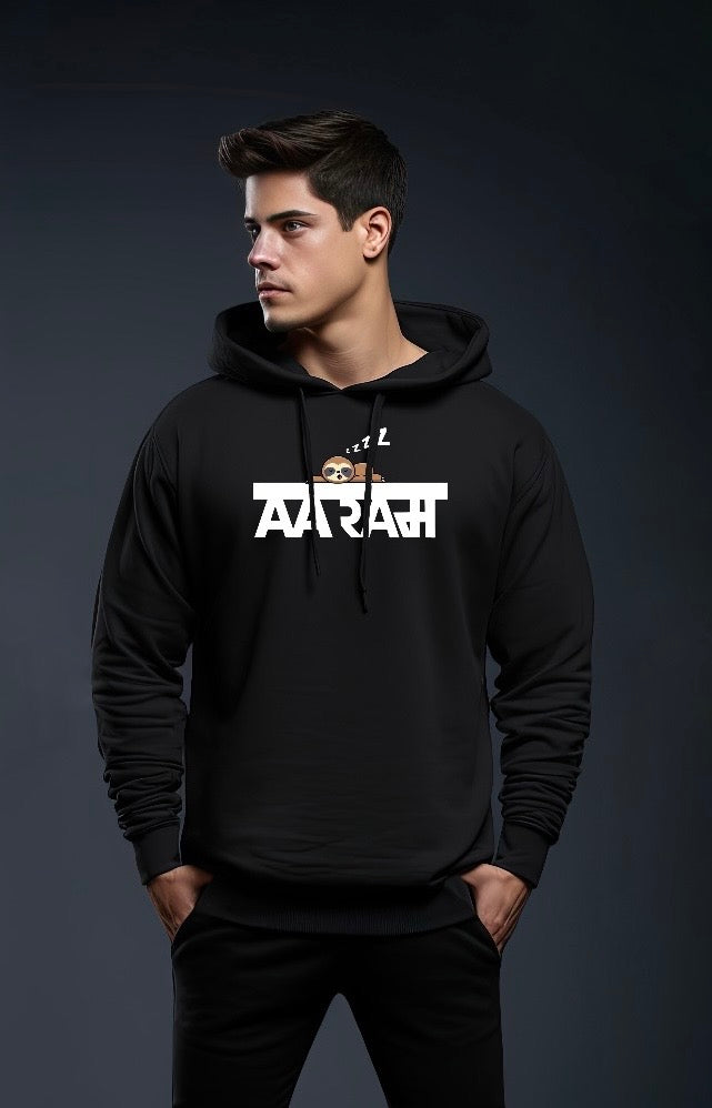 Black Aaram Hoodie