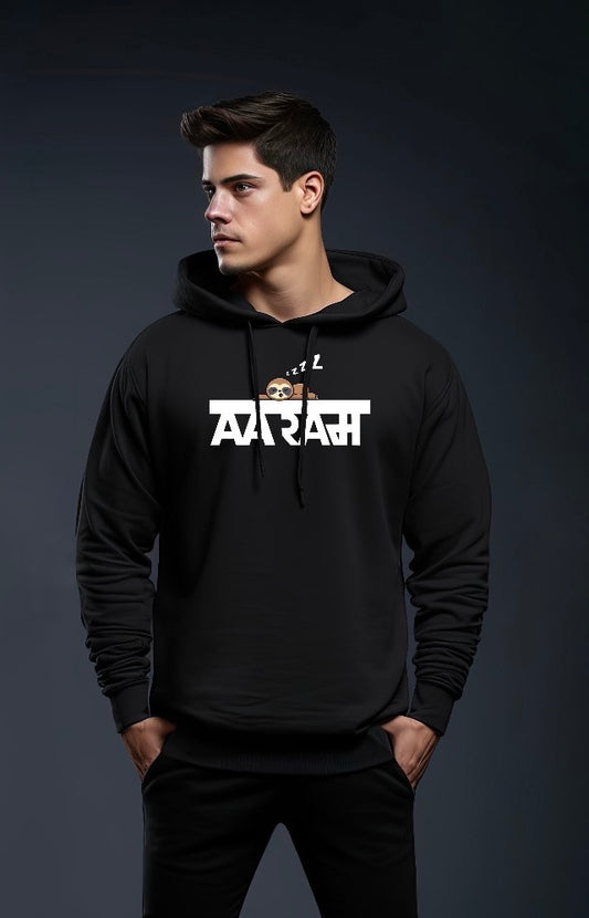 Black Aaram Hoodie